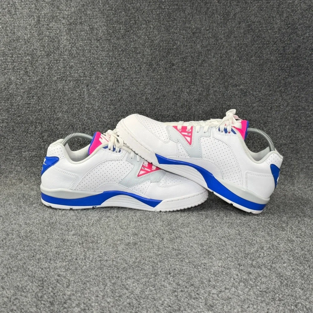 Nike Air Cross Trainer 3 Low Sneaker Men 11 White Hyper Pink Racer Blue Athletic